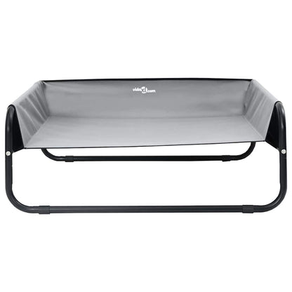 Dog Bed Light grey S Oxford Fabric and Steel