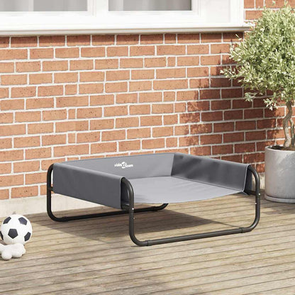 Dog Bed Light grey ML Oxford Fabric and Steel