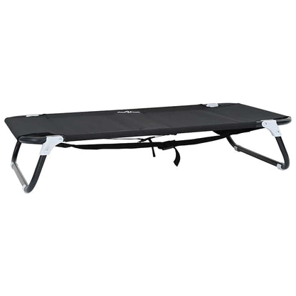 Dog Bed Black ML Oxford Fabric and Steel