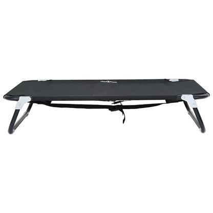 Dog Bed Black ML Oxford Fabric and Steel