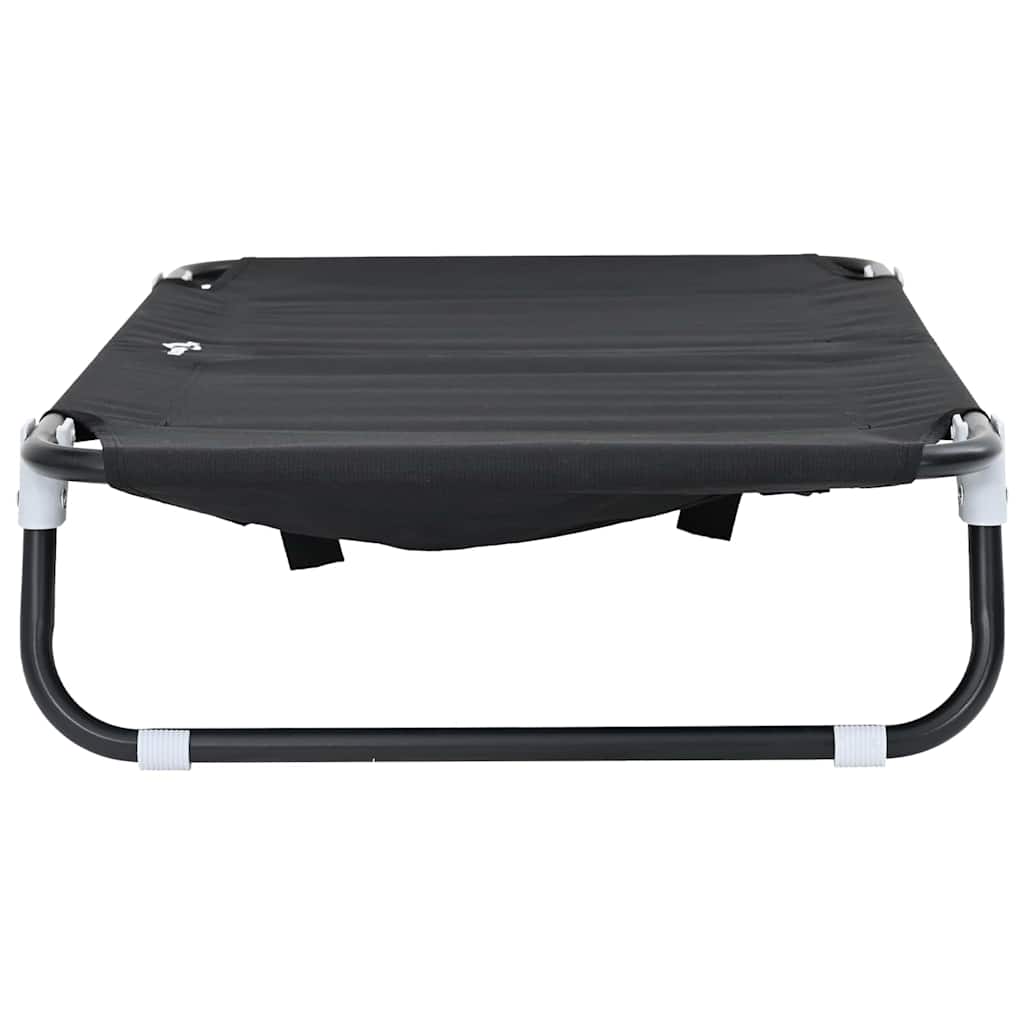 Dog Bed Black ML Oxford Fabric and Steel