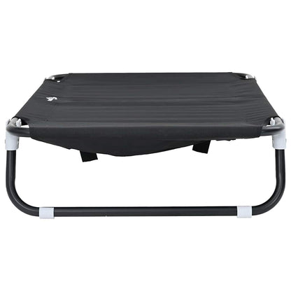Dog Bed Black ML Oxford Fabric and Steel