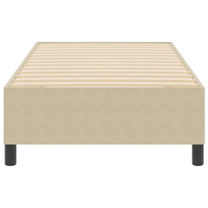 Box Spring Bed Grey Green 100 x 200 cm Corduroy fabric