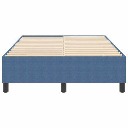 Box Spring Bed Blue 120 x 200 cm Corduroy fabric