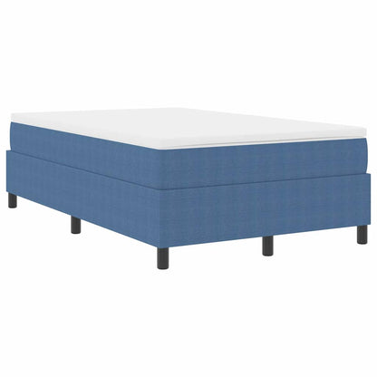 Box Spring Bed Blue 120 x 200 cm Corduroy fabric