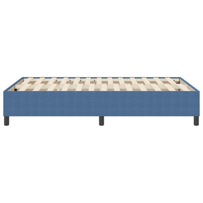 Box Spring Bed Blue 120 x 200 cm Corduroy fabric