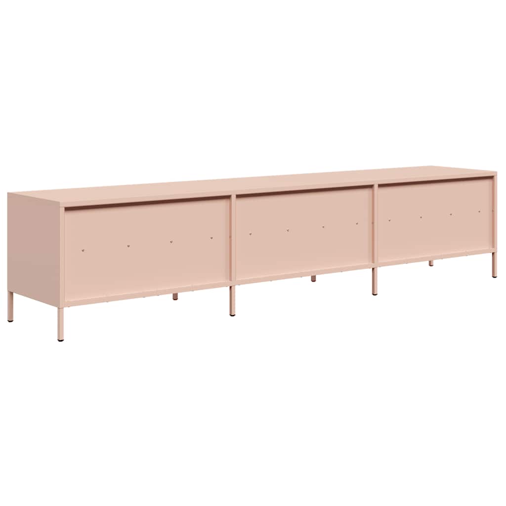 TV Cabinet Pink 202x39x43.5 cm Cold-rolled Steel