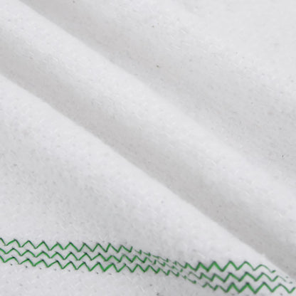Cleaning Cloths 5 pcs White with Green Stripes 50x60 cm