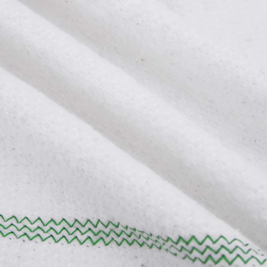 Cleaning Cloths 10 pcs White with Green Stripes 50x60 cm