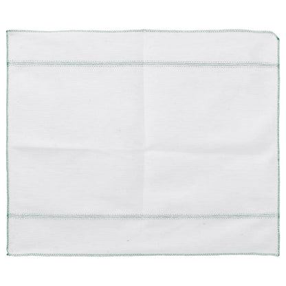 Cleaning Cloths 50 pcs White with Green Stripes 50x60 cm