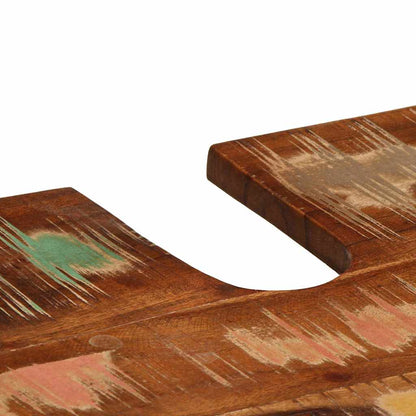 Bathroom Furniture Set 4 pcs Multicolour Solid Reclaimed Wood