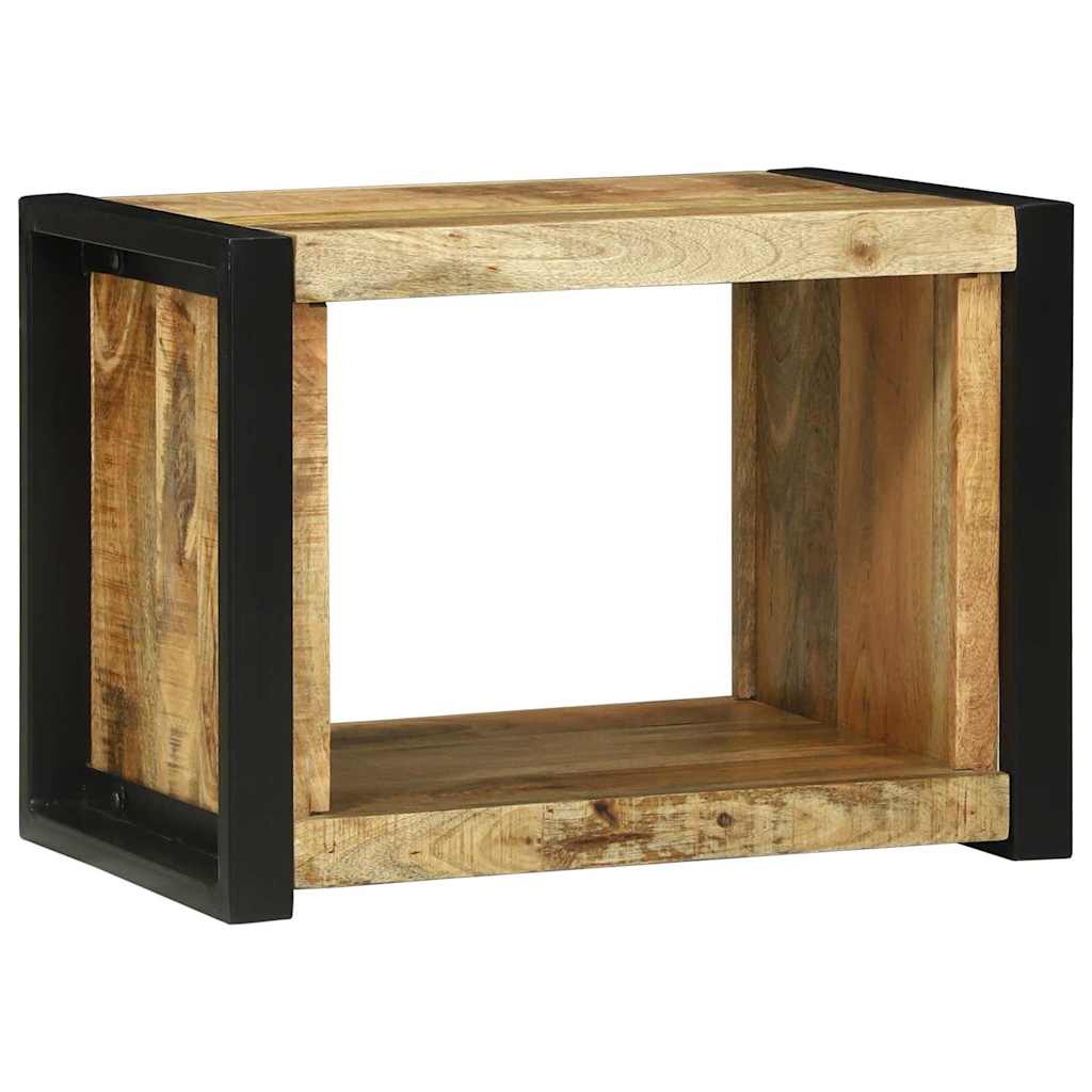 Bathroom Furniture Set with Shelf 4 pcs Brown Solid Mango Wood