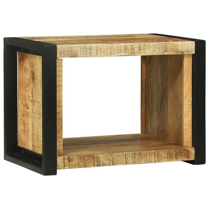 Bathroom Furniture Set with Shelf 4 pcs Brown Solid Mango Wood