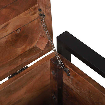 Storage Chests Brown 80 x 30 x 30 cm Solid Reclaim wood