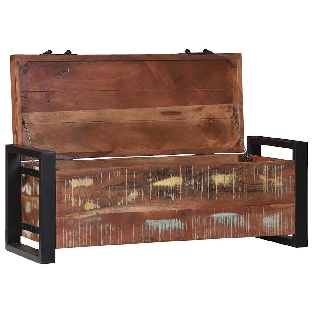 Storage Chests Brown 80 x 30 x 30 cm Solid Reclaim wood