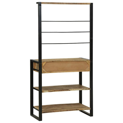 Kitchen Rack Brown 80 x 40 x 160 cm Solid Mango wood