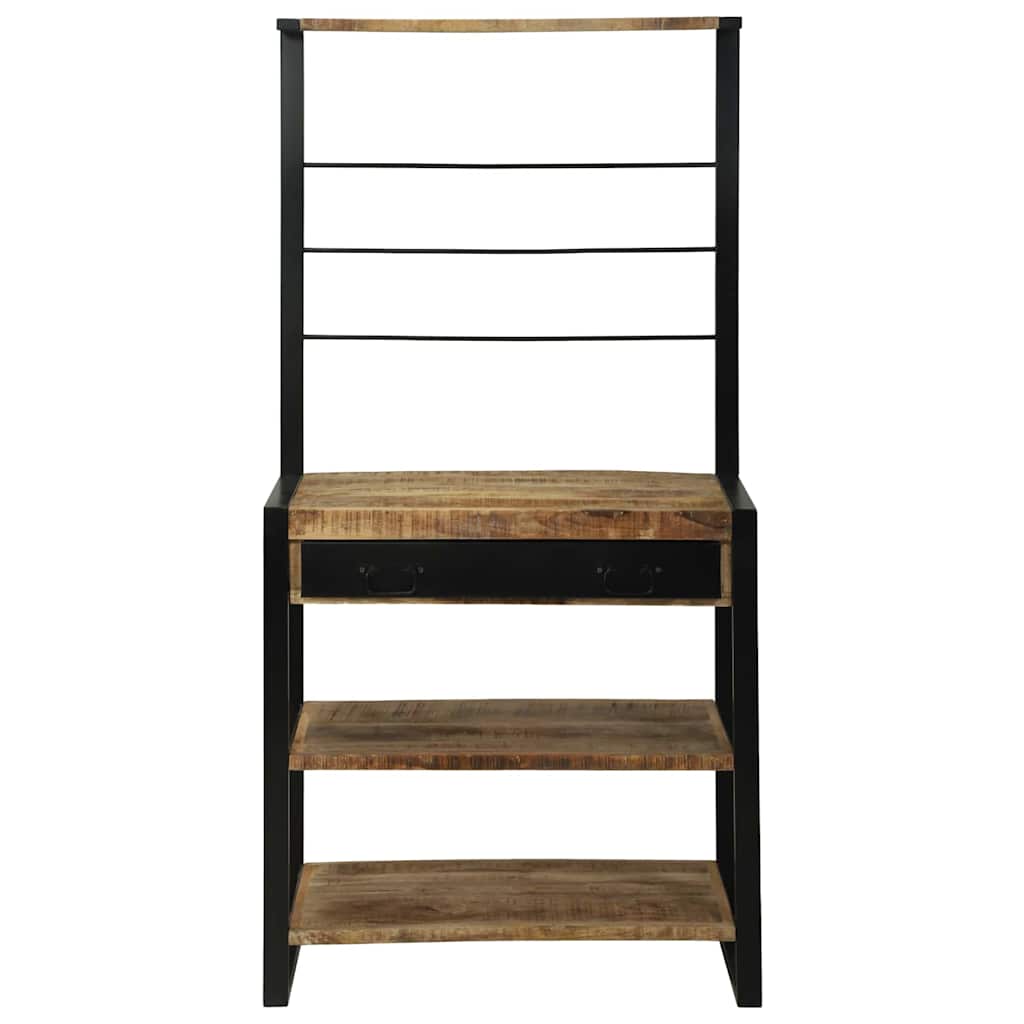 Kitchen Rack Brown 80 x 40 x 160 cm Solid Mango wood