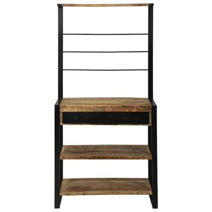 Kitchen Rack Brown 80 x 40 x 160 cm Solid Mango wood