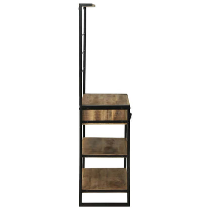 Kitchen Rack Brown 80 x 40 x 160 cm Solid Mango wood