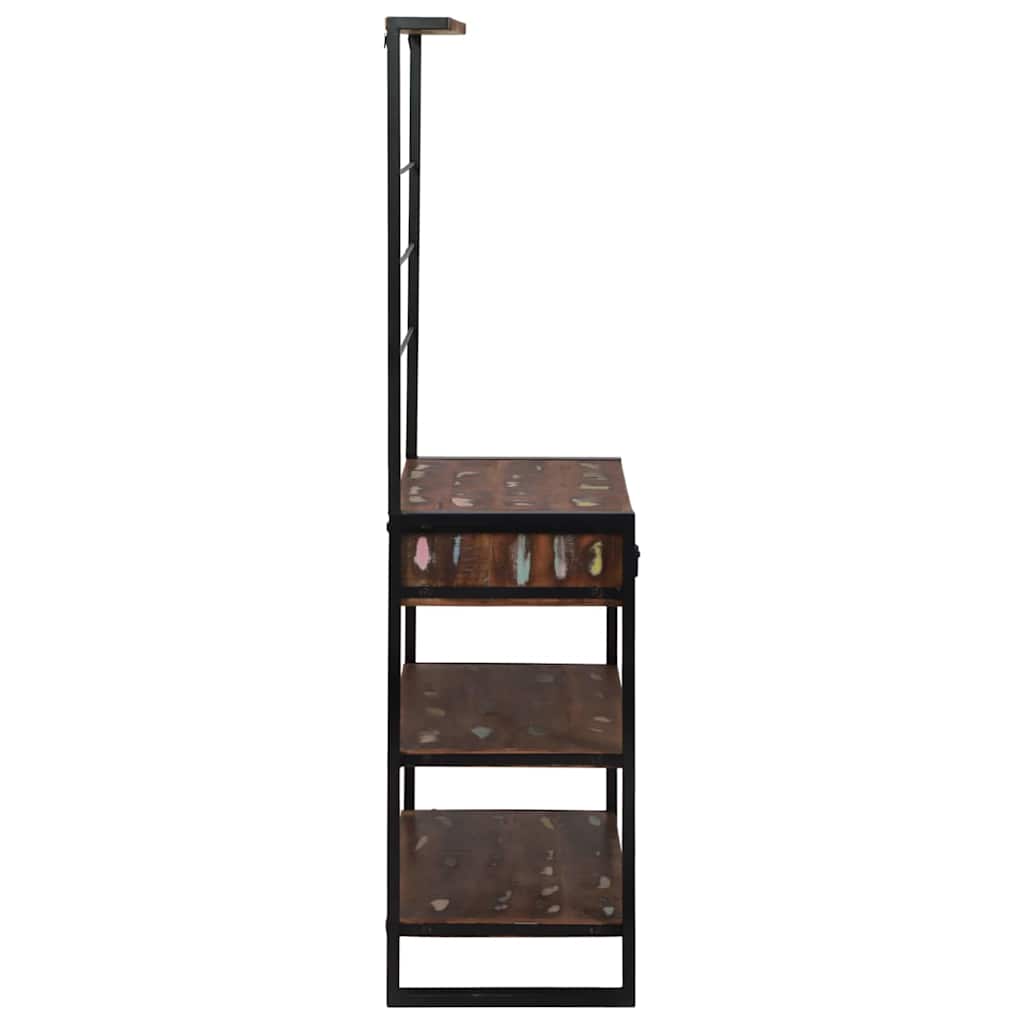 Kitchen Rack Multicolour 80 x 40 x 160 cm Solid Reclaim wood