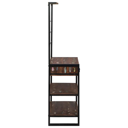 Kitchen Rack Multicolour 80 x 40 x 160 cm Solid Reclaim wood