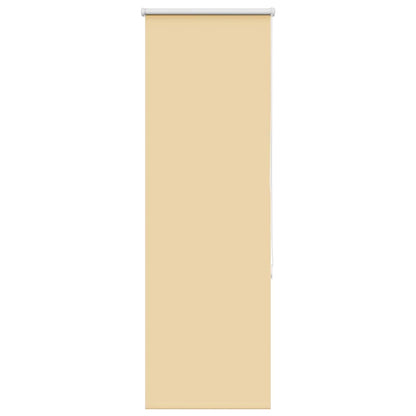Roller Blind Blackout Beige 55x175 cm Fabric Width 50.7 cm Polyester