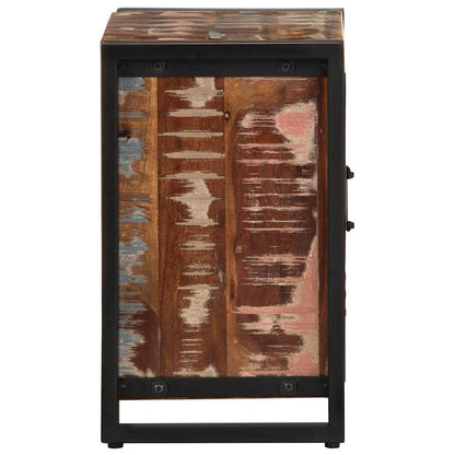 Bedside Cabinets 2 pcs Multicolour Solid Rough Wood Mango