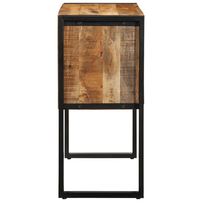 Console Cabinet 90x35x75 cm Solid Rough Wood Mango