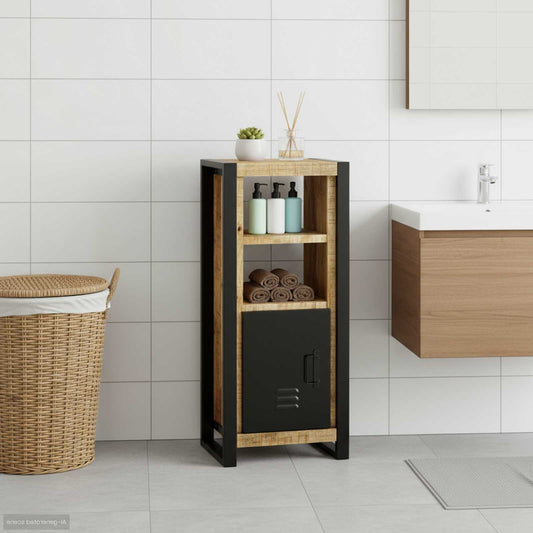Bathroom Cabinet Brown 40 x 30 x 90 cm Solid Mango wood