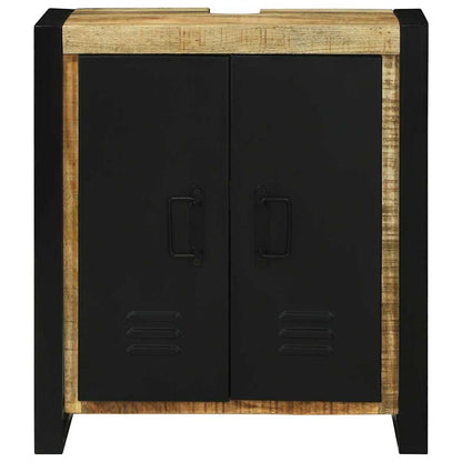 Sink Cabinet with Door Brown 55 x 35 x 60 cm Solid Mango wood