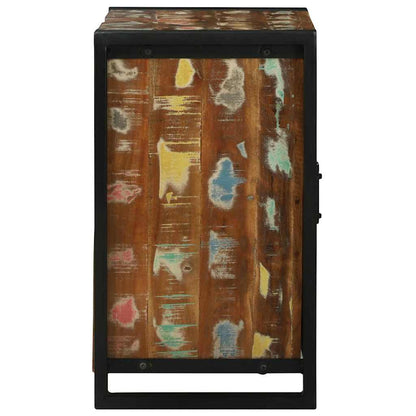Sink Cabinet with Door Brown 55 x 35 x 60 cm Solid Reclaim wood