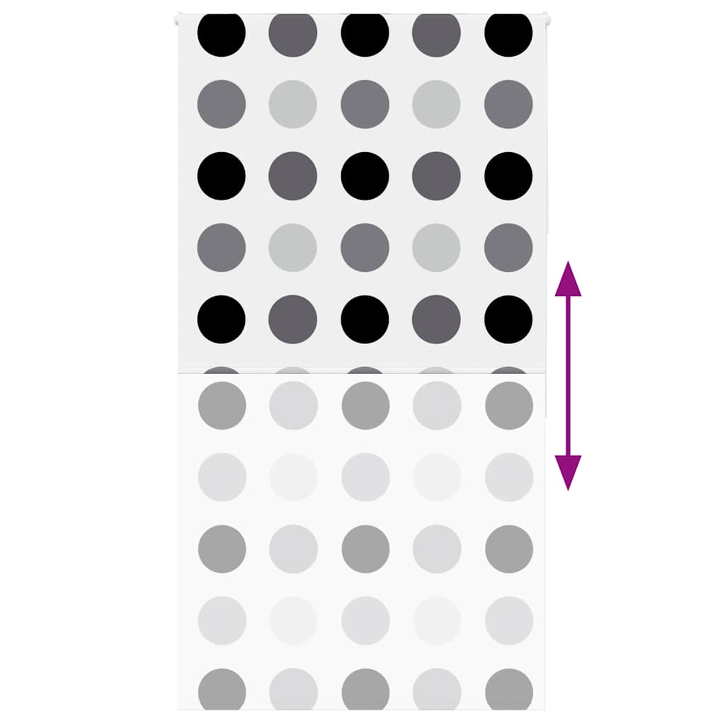 Shower Roller Blind 130x240 cm Fabric Width 126 cm