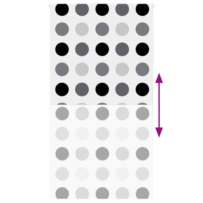 Shower Roller Blind 130x240 cm Fabric Width 126 cm