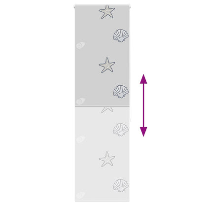 Shower Roller Blind 70x240 cm Fabric Width 66 cm