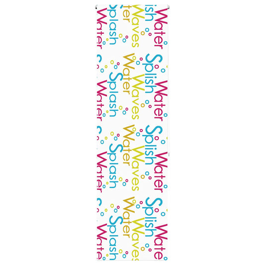 Shower Roller Blind 80x240 cm Fabric Width 76 cm