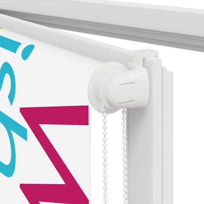 Shower Roller Blind 80x240 cm Fabric Width 76 cm