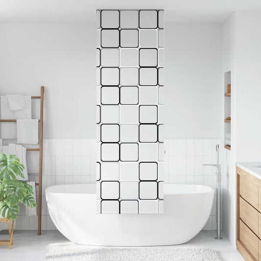 Shower Roller Blind 70x240 cm Fabric Width 66 cm