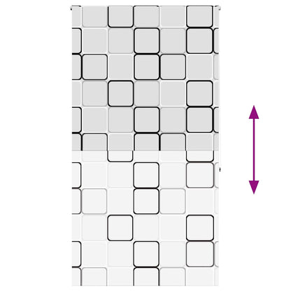 Shower Roller Blind 130x240 cm Fabric Width 126 cm