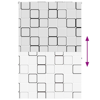 Shower Roller Blind 150x240 cm Fabric Width 146 cm