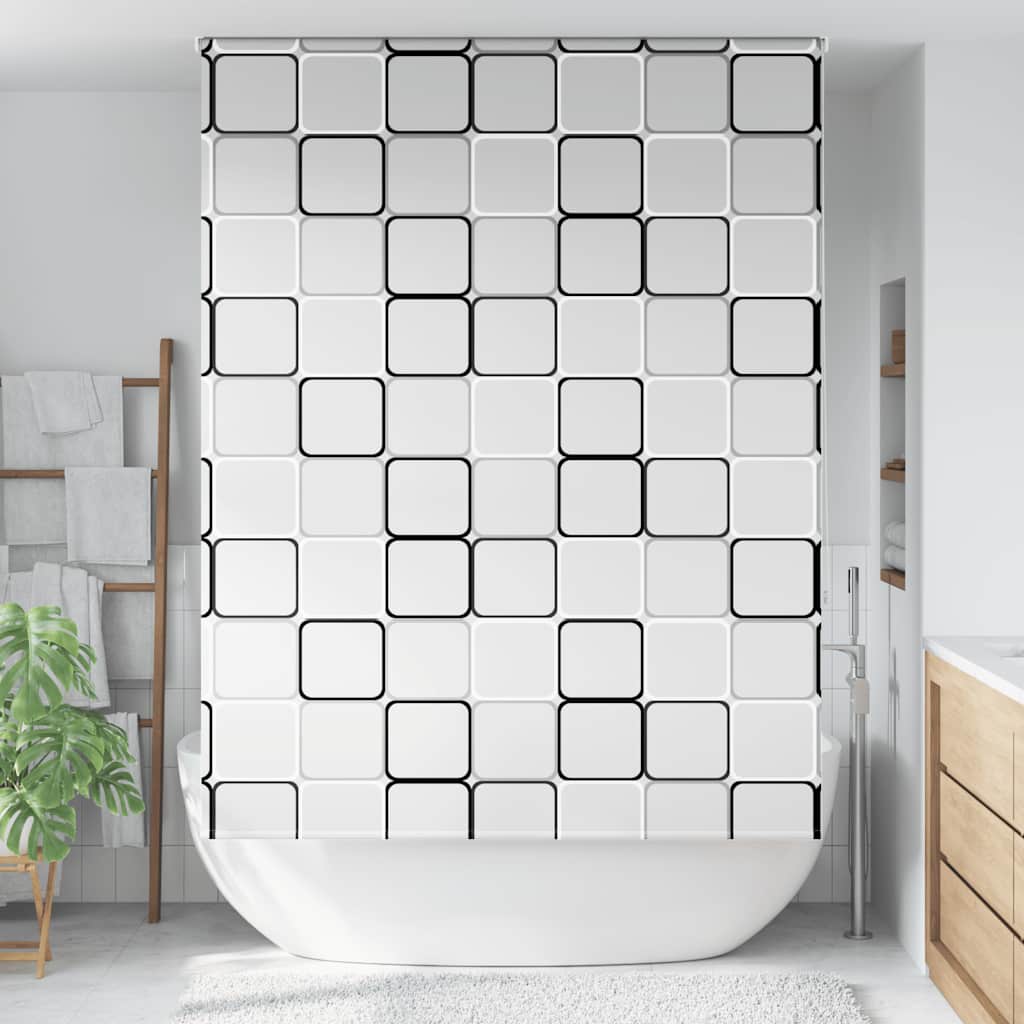 Shower Roller Blind 150x240 cm Fabric Width 146 cm
