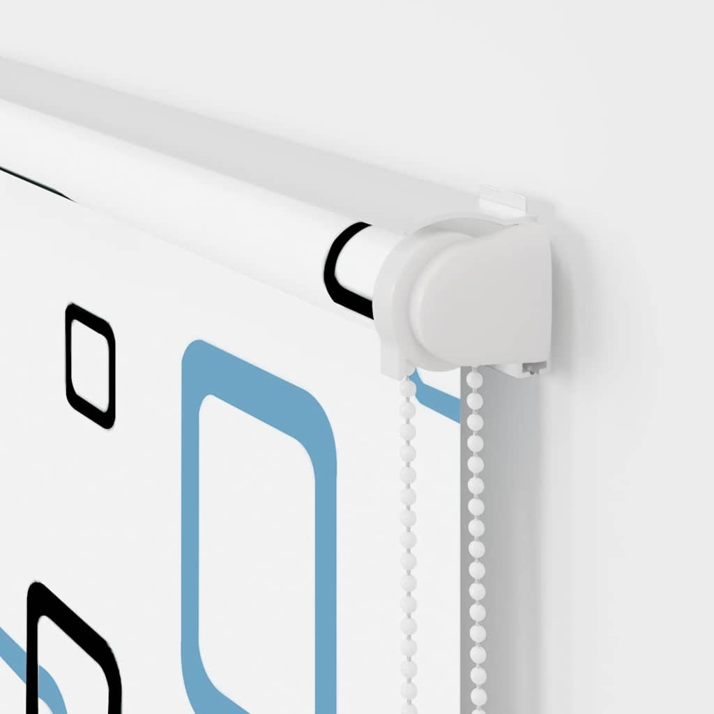 Shower Roller Blind with Cassette 80x240 cm Fabric Width 76 cm