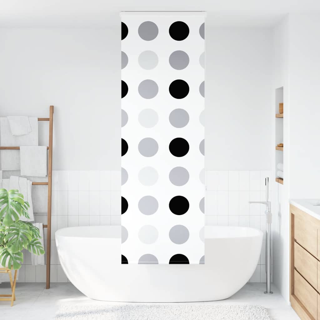 Shower Roller Blind with Cassette 70x240 cm Fabric Width 66 cm