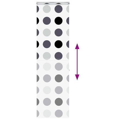 Shower Roller Blind with Cassette 80x240 cm Fabric Width 76 cm