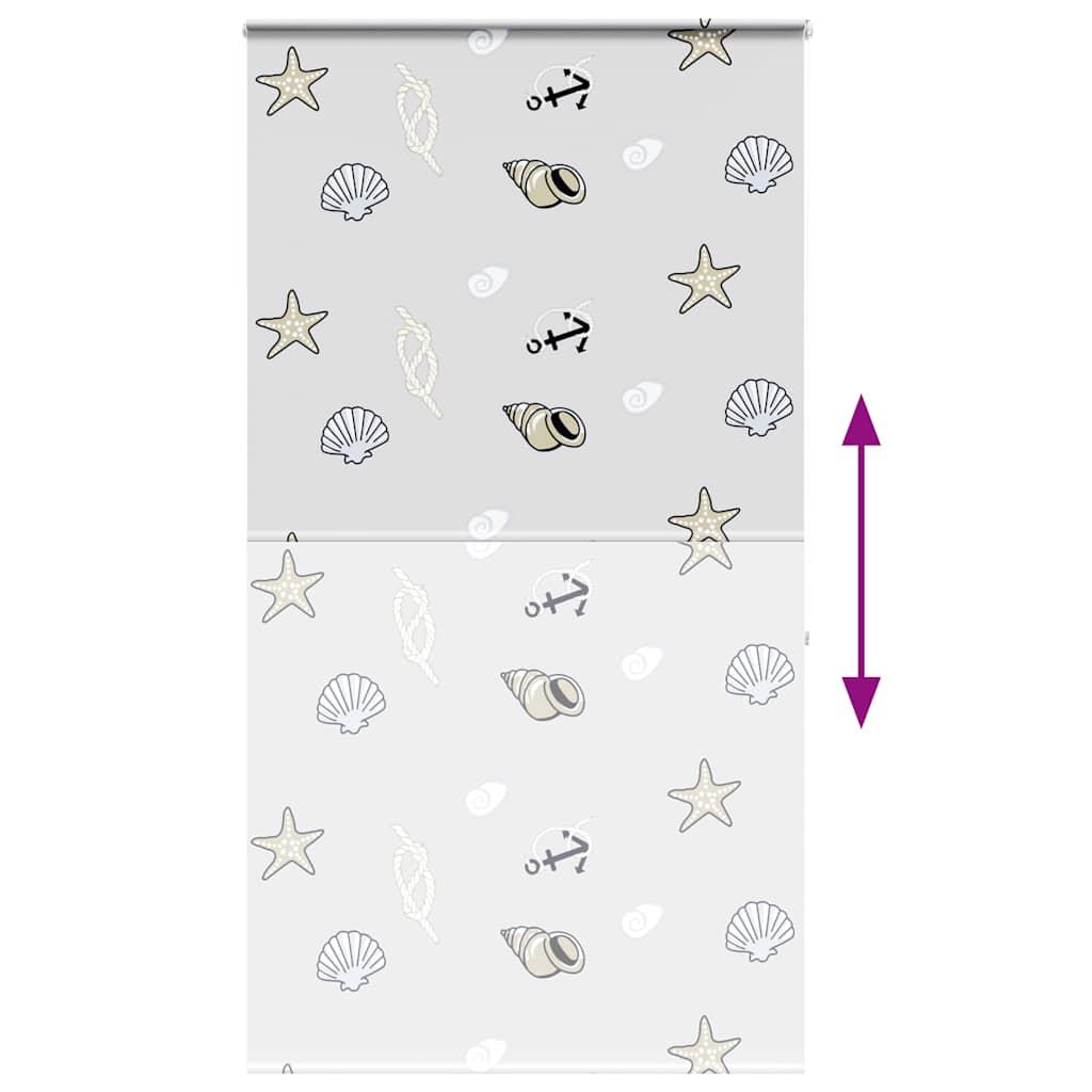 Shower Roller Blind with Cassette 130x240 cm Fabric Width 126 cm