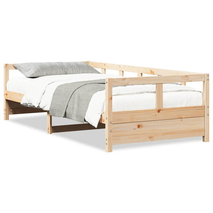 Daybed without Mattress Natural 80x200 cm Solid Wood Pine