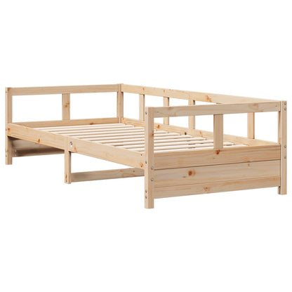 Daybed without Mattress Natural 80x200 cm Solid Wood Pine