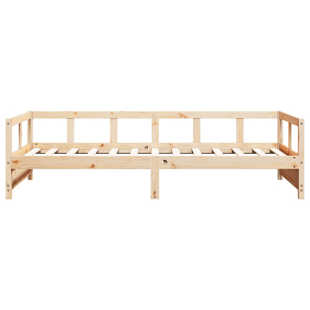 Daybed without Mattress Natural 80x200 cm Solid Wood Pine