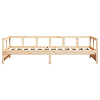 Daybed without Mattress Natural 80x200 cm Solid Wood Pine