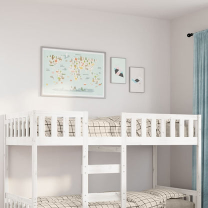 Children's Bed without Mattress White 90x200 cm Solid Wood Pine