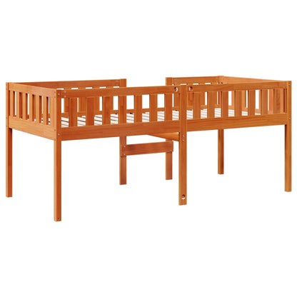 Children's Bed without Mattress Wax Brown 90x190 cm Solid Wood Pine